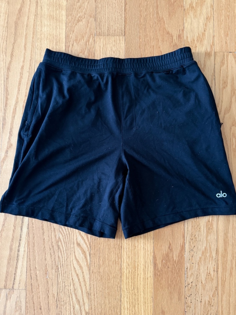ALO Men's Conquer React 7 inch short in black